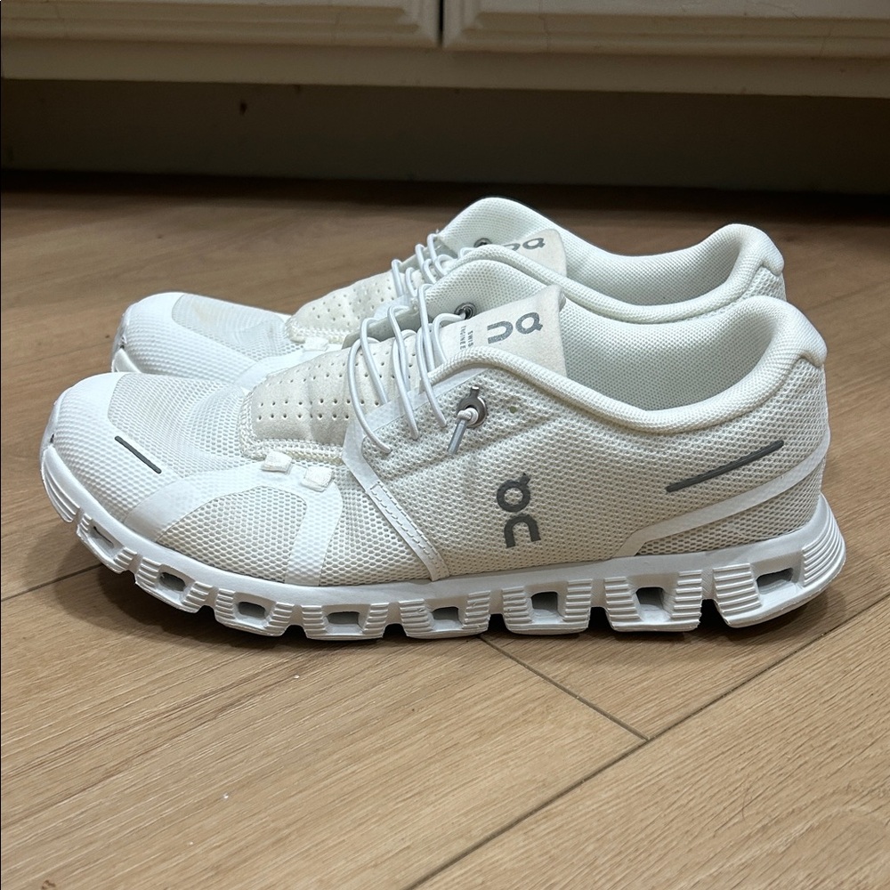 On Running Cloud White Athletic Shoes
